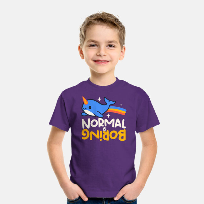 Normal Is Boring Narwhal-Youth-Basic-Tee-NemiMakeit