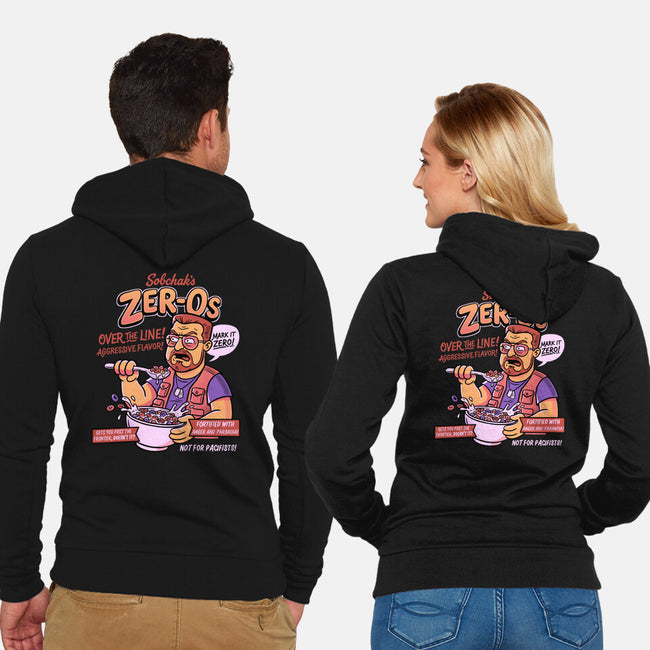 Sobchak's Zeros-Unisex-Zip-Up-Sweatshirt-P1yu5h