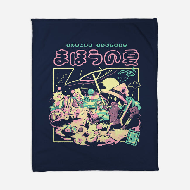 Summer Fantasy-None-Fleece-Blanket-Arigatees