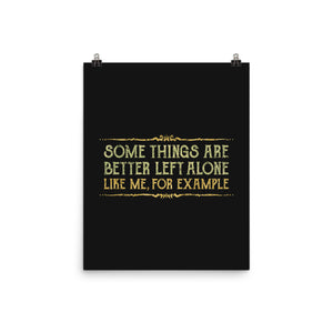 Better Left Alone