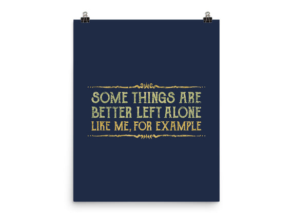 Better Left Alone
