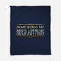 Better Left Alone-None-Fleece-Blanket-kg07