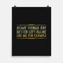 Better Left Alone-None-Matte-Poster-kg07