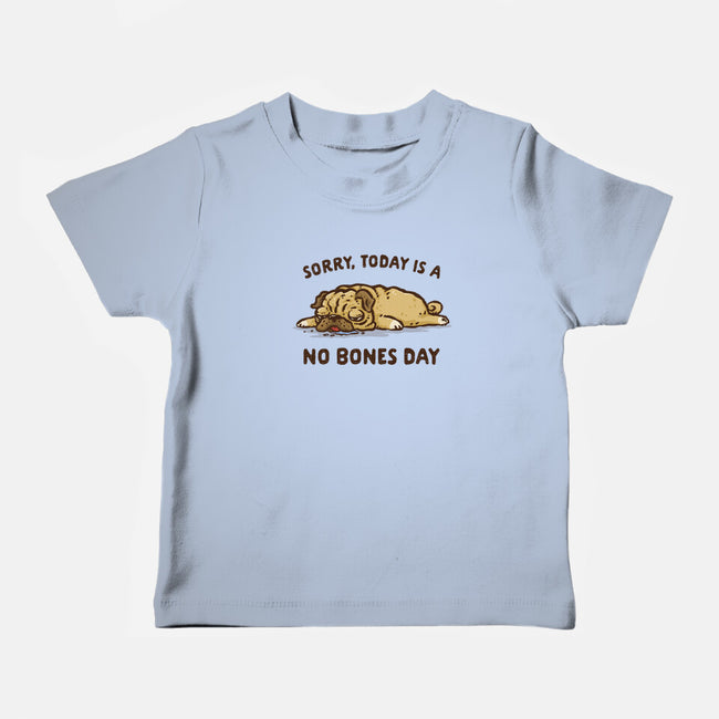 No Bones Day-Baby-Basic-Tee-kg07