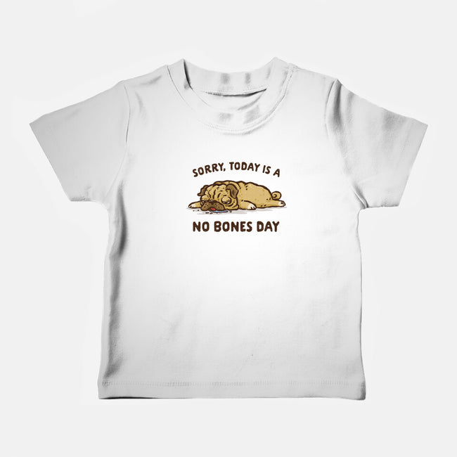 No Bones Day-Baby-Basic-Tee-kg07