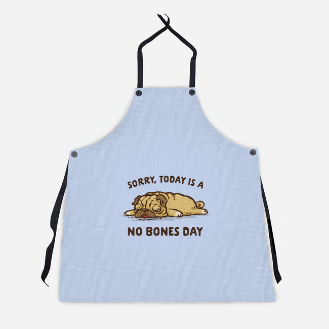 No Bones Day-Unisex-Kitchen-Apron-kg07