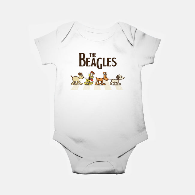 Vintage Beagles-Baby-Basic-Onesie-kg07