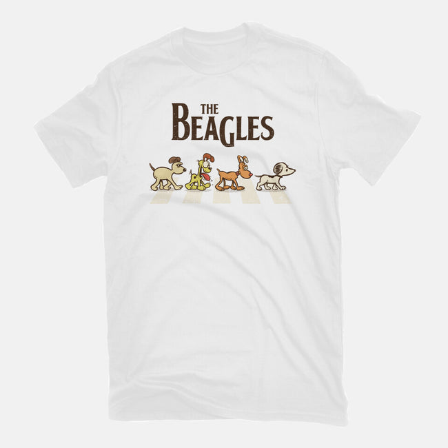 Vintage Beagles-Womens-Fitted-Tee-kg07