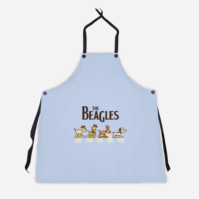 Vintage Beagles-Unisex-Kitchen-Apron-kg07