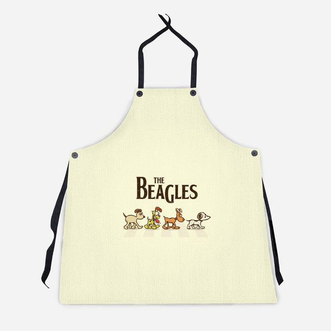 Vintage Beagles-Unisex-Kitchen-Apron-kg07