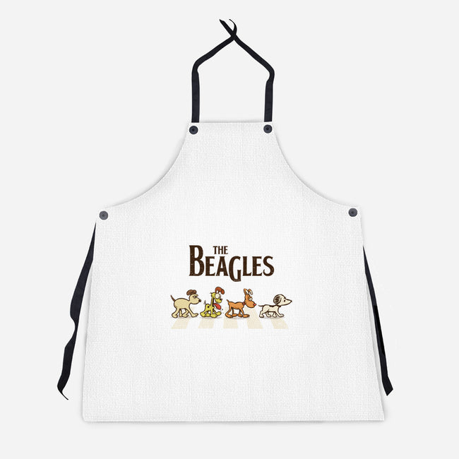 Vintage Beagles-Unisex-Kitchen-Apron-kg07