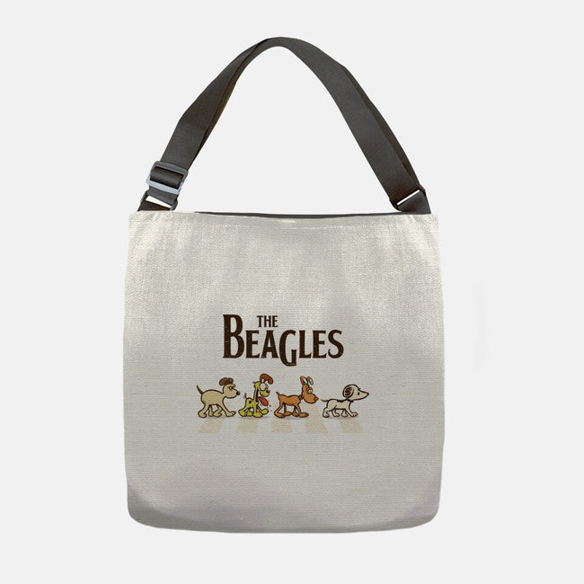 Vintage Beagles-None-Adjustable Tote-Bag-kg07
