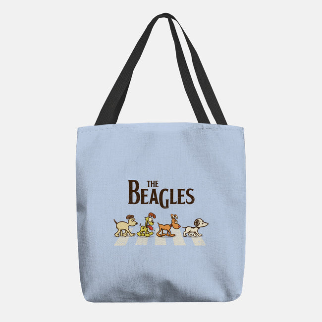 Vintage Beagles-None-Basic Tote-Bag-kg07