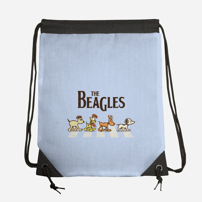 Vintage Beagles-None-Drawstring-Bag-kg07