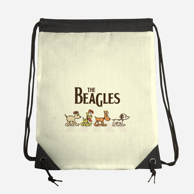 Vintage Beagles-None-Drawstring-Bag-kg07