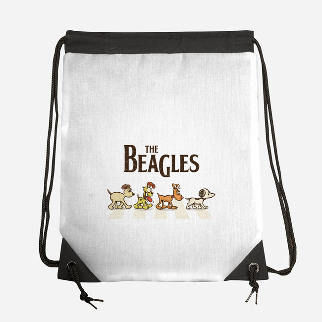 Vintage Beagles-None-Drawstring-Bag-kg07