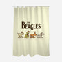 Vintage Beagles-None-Polyester-Shower Curtain-kg07