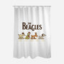Vintage Beagles-None-Polyester-Shower Curtain-kg07