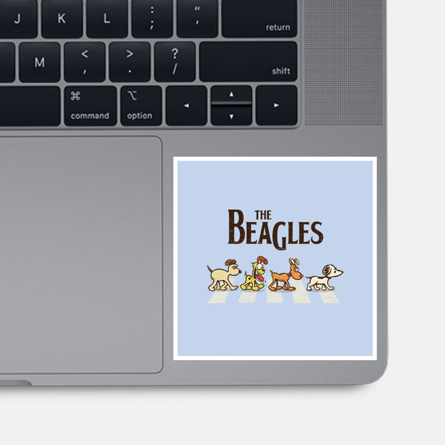 Vintage Beagles-None-Glossy-Sticker-kg07