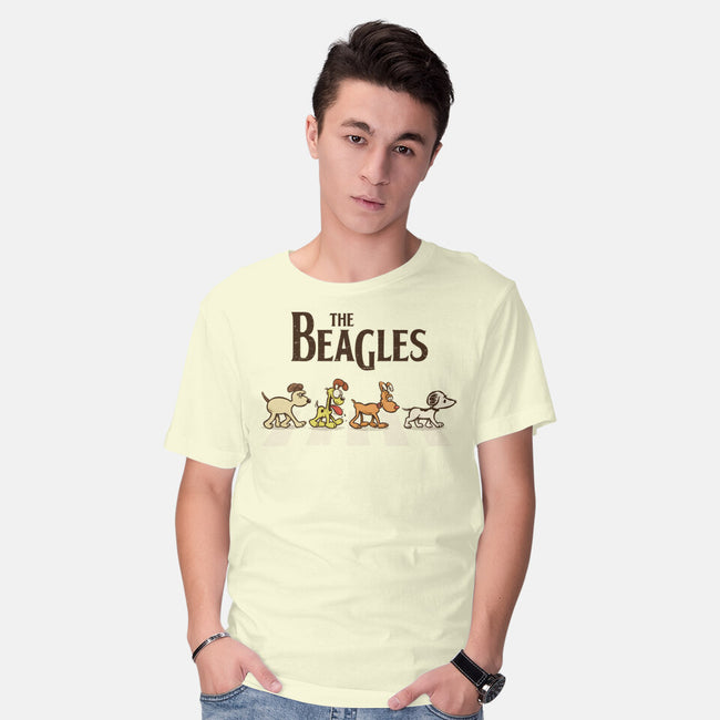 Vintage Beagles-Mens-Basic-Tee-kg07