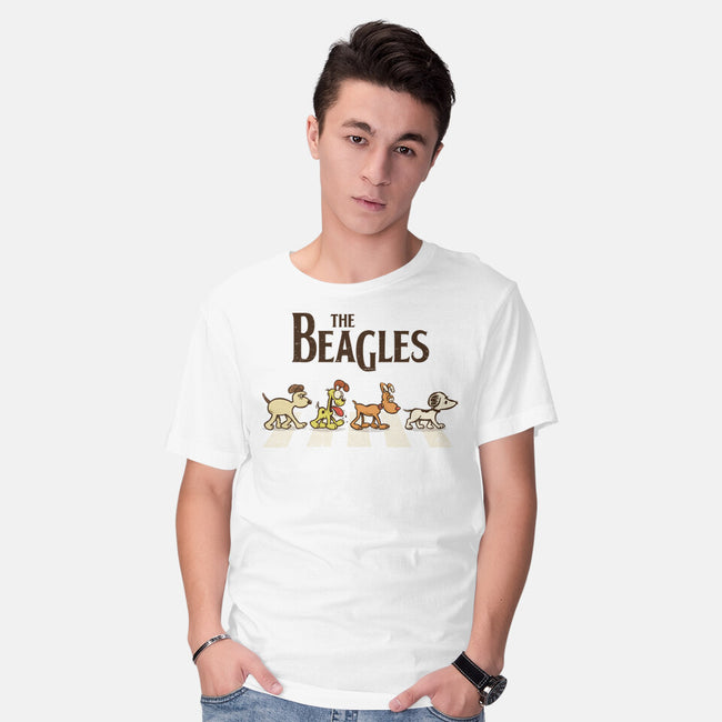 Vintage Beagles-Mens-Basic-Tee-kg07