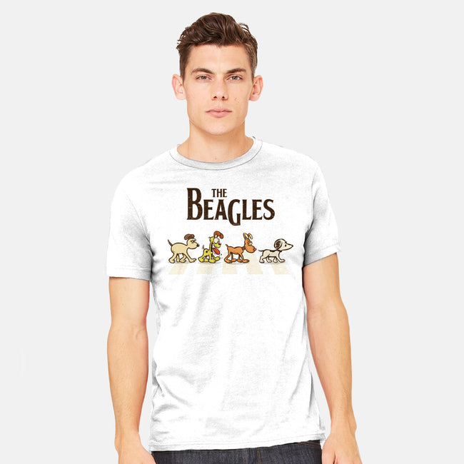 Vintage Beagles-Mens-Heavyweight-Tee-kg07