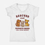Rescued Is My Favorite Breed-Womens-V-Neck-Tee-kg07