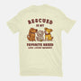 Rescued Is My Favorite Breed-Mens-Premium-Tee-kg07