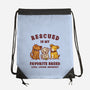 Rescued Is My Favorite Breed-None-Drawstring-Bag-kg07