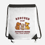 Rescued Is My Favorite Breed-None-Drawstring-Bag-kg07