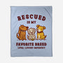 Rescued Is My Favorite Breed-None-Fleece-Blanket-kg07