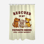 Rescued Is My Favorite Breed-None-Polyester-Shower Curtain-kg07
