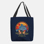 Heavy Machine Gun Sunset-None-Basic Tote-Bag-sachpica