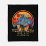 Heavy Machine Gun Sunset-None-Fleece-Blanket-sachpica