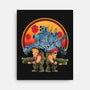 Heavy Machine Gun Sunset-None-Stretched-Canvas-sachpica