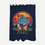 Heavy Machine Gun Sunset-None-Polyester-Shower Curtain-sachpica