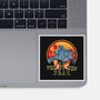 Heavy Machine Gun Sunset-None-Glossy-Sticker-sachpica