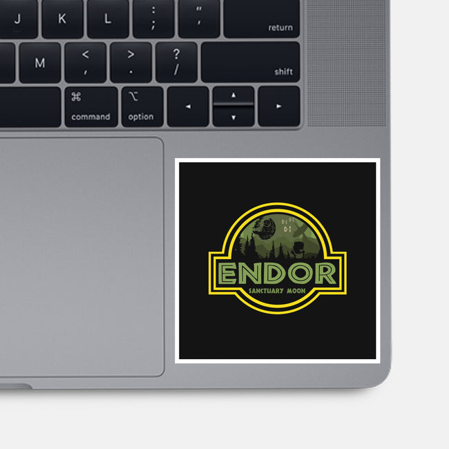 Endor Park-None-Glossy-Sticker-turborat14
