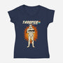 A Real Galaxy Hero-Womens-V-Neck-Tee-Melonseta
