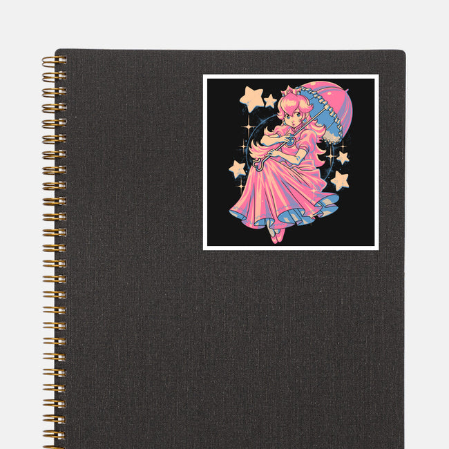 Princess In Pink-None-Glossy-Sticker-Estudio Horta