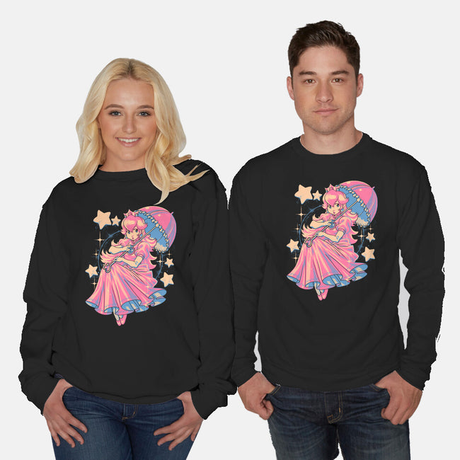 Princess In Pink-Unisex-Crew Neck-Sweatshirt-Estudio Horta