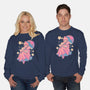 Princess In Pink-Unisex-Crew Neck-Sweatshirt-Estudio Horta