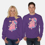 Princess In Pink-Unisex-Crew Neck-Sweatshirt-Estudio Horta