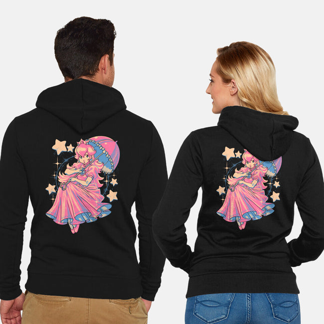 Princess In Pink-Unisex-Zip-Up-Sweatshirt-Estudio Horta