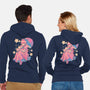 Princess In Pink-Unisex-Zip-Up-Sweatshirt-Estudio Horta