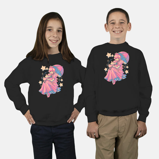 Princess In Pink-Youth-Crew Neck-Sweatshirt-Estudio Horta