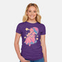 Princess In Pink-Womens-Fitted-Tee-Estudio Horta