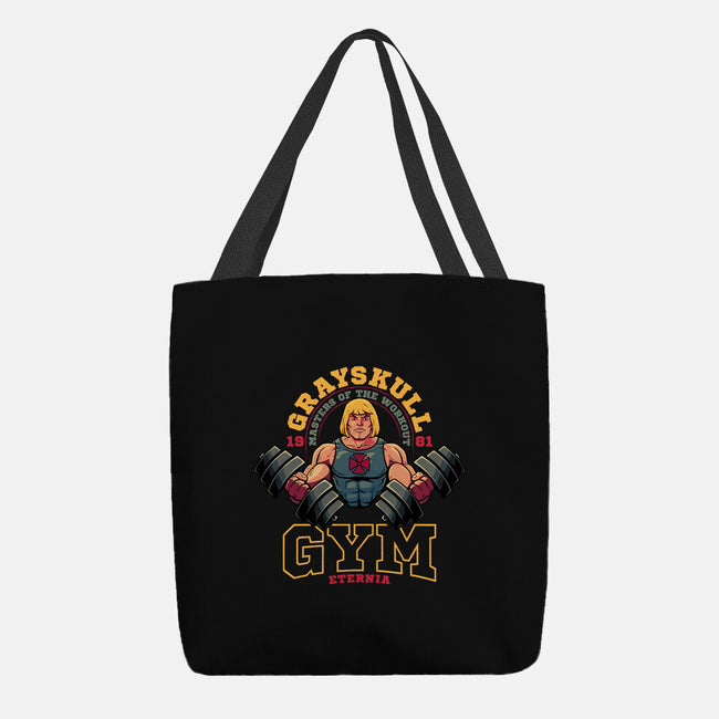 Grayskull Gym-None-Basic Tote-Bag-teesgeex