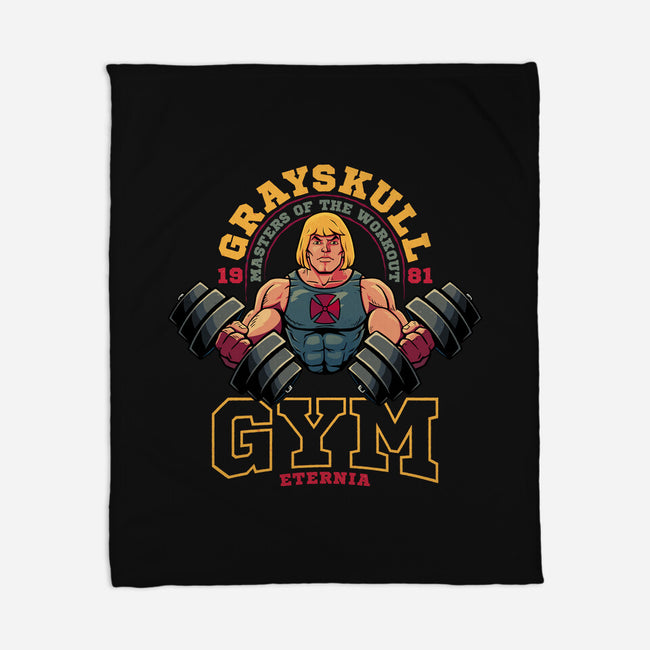 Grayskull Gym-None-Fleece-Blanket-teesgeex