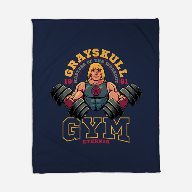 Grayskull Gym-None-Fleece-Blanket-teesgeex